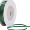 Satinbånd - B 3 MM - Mørk Grøn - 30 M