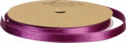 Satinbånd - B 10 MM - Mørk Lilla - 10 M