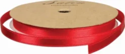 Satinbånd - B 10 MM - Rød - 10 M