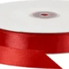 Satinbånd - B 20 MM - Rød - 100 M