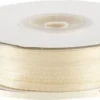 Satinbånd - B 3 MM - Råhvid - 100 M