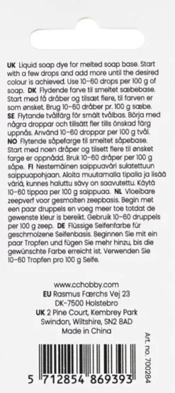 Sæbefarve - Blå - 10 ML