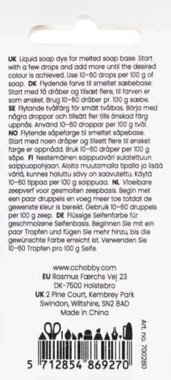 Sæbefarve - Gul - 10 ML