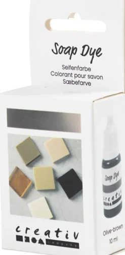 Sæbefarve - Olivenbrun - 10 ML