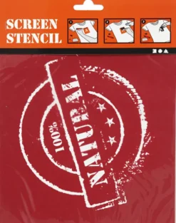 Screen Stencil - Natural - 20X22 CM - 1 Ark