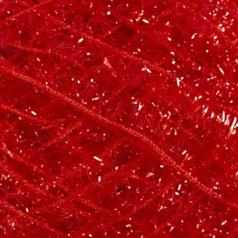Scrubby Garn - L 90 M - Rød - 50 G