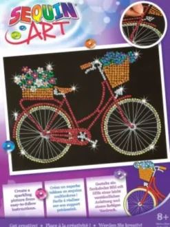 Sequin Art - Cykel - 25 X 34 CM