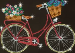 Sequin Art - Cykel - 25 X 34 CM