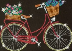 Sequin Art - Cykel - 25 X 34 CM