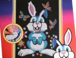 Sequin Art - Kaninen Binky - 25 X 34 CM