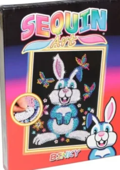 Sequin Art - Kaninen Binky - 25 X 34 CM