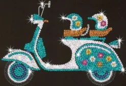 Sequin Art - Scooter - 25 X 34 CM