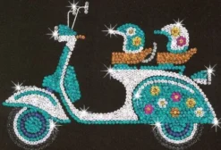 Sequin Art - Scooter - 25 X 34 CM
