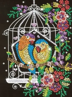 Sequin Art - Sommerfugl - 25 X 34 CM