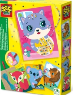 Ses Creative - Broderi Kit Med Glasperler - Dyr