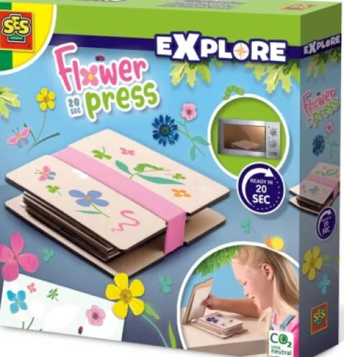 Ses Creative Explore - Pressede Blomster DIY Kit - 20 Sekunder