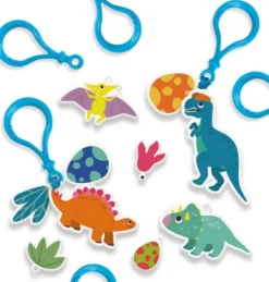 Ses Creative - Krympeplast - Dinosaur Nøgleringe - S14294