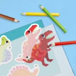 Ses Creative - Krympeplast - Dinosaur Nøgleringe - S14294