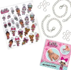 Ses Creative - Lav Dine Egne Armbånd - L.O.L. Med Puffy Stickers