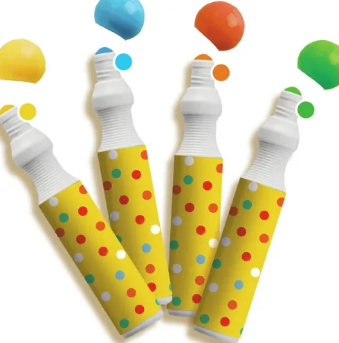 Ses Creative - Priktusser - 4 Farver Xxl - S14600