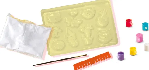 Ses Creative - Støb Og Mal Sæt Til Børn - Glade Figurer