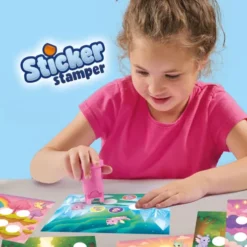 Ses Creative - Stempel Med Klistermærker - Fantasidyr