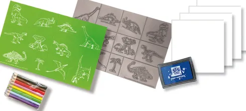 Ses Creative - Stempelsæt - Dinosaurer