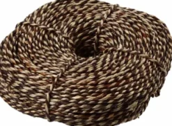 Søgræssnor - Tykkelse 3,5-4 MM - Brun - 500 G/ 1 Bundt