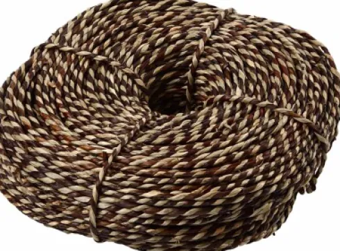 Søgræssnor - Tykkelse 3,5-4 MM - Brun - 500 G/ 1 Bundt