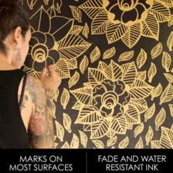 Sharpie - Metallic Permanente Markers - Guld/Sølv/Bronze - 3 Stk