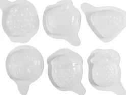 Silikoneform - Frugt - H 1,8 CM - L 4,5-6 CM - 6Stk