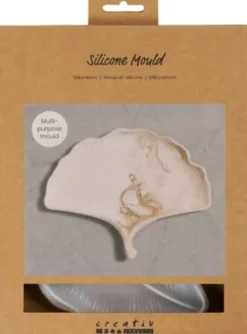 Silikoneform - Gingko Blad - H 1,5 CM - L 18,5 CM - B 14,8 CM - 1 Stk