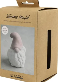 Silikoneform - Julemand - H 10 CM - B 6,5 CM - Mat Transparent - 1 Stk