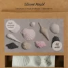 Silikoneform - Konkylie Og Skaller - H 1 CM - L 1-2,8 CM - 1 Stk