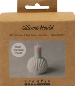 Silikoneform - Muslingelysestage - H 5,5 CM - L 6,8 CM - 1 Stk