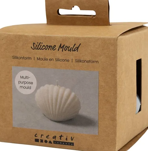 Silikoneform - Musling - H 6 CM - L 9 CM - B 5 CM - 1 Stk