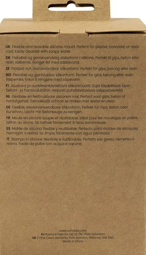 Silikoneform - Rillede Lysestager