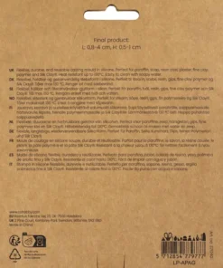 Silikoneform - Roser - H 0,5-1 CM - L 0,8-4 CM - 1 Stk