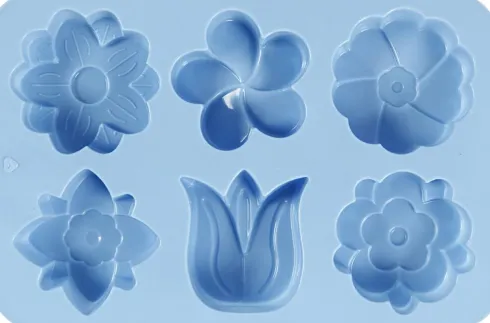 Silikoneform Til Beton Gips Sæbe MM - Blomster