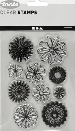 Silikone Stempler - Blomster - 11X15,5 CM