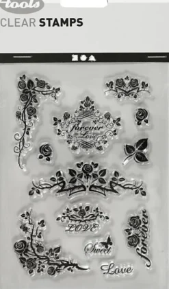 Silikone Stempler - For Evigt - 11X15,5 CM