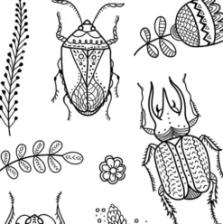 Silikone Stempler - Insekter - 11X15,5 CM