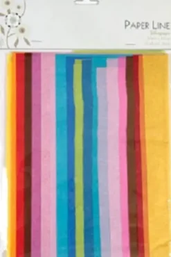Silkepapir - 50X60 CM - Flere Farver - 10 Ark - Paper Line