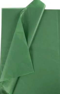 Silkepapir - 50X70 CM - 14 G - Grøn - 10 Ark