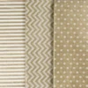 Silkepapir - 50X70 CM - 17 G - Guld - 6 Ark