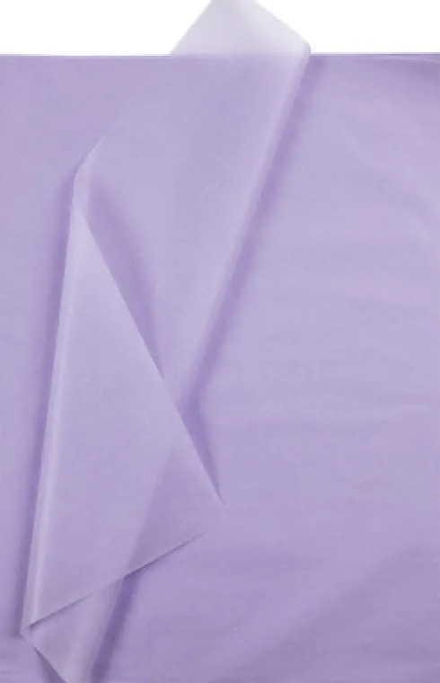 Silkepapir - 50X70 CM - 14 G - Lys Lilla - 10 Ark