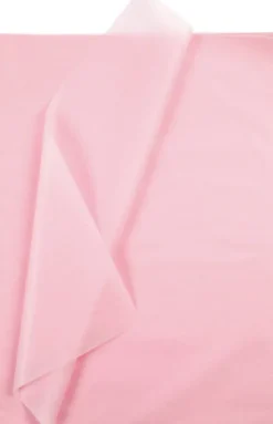 Silkepapir - 50X70 CM - 14 G - Lys Rosa - 25 Ark