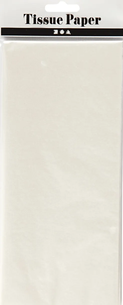 Silkepapir - 50X70 CM - 14 G - Perlemor - 6 Ark
