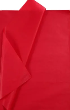 Silkepapir - 50X70 CM - 14 G - Rød - 25 Ark