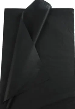 Silkepapir - 50X70 CM - 14 G - Sort - 25 Ark
